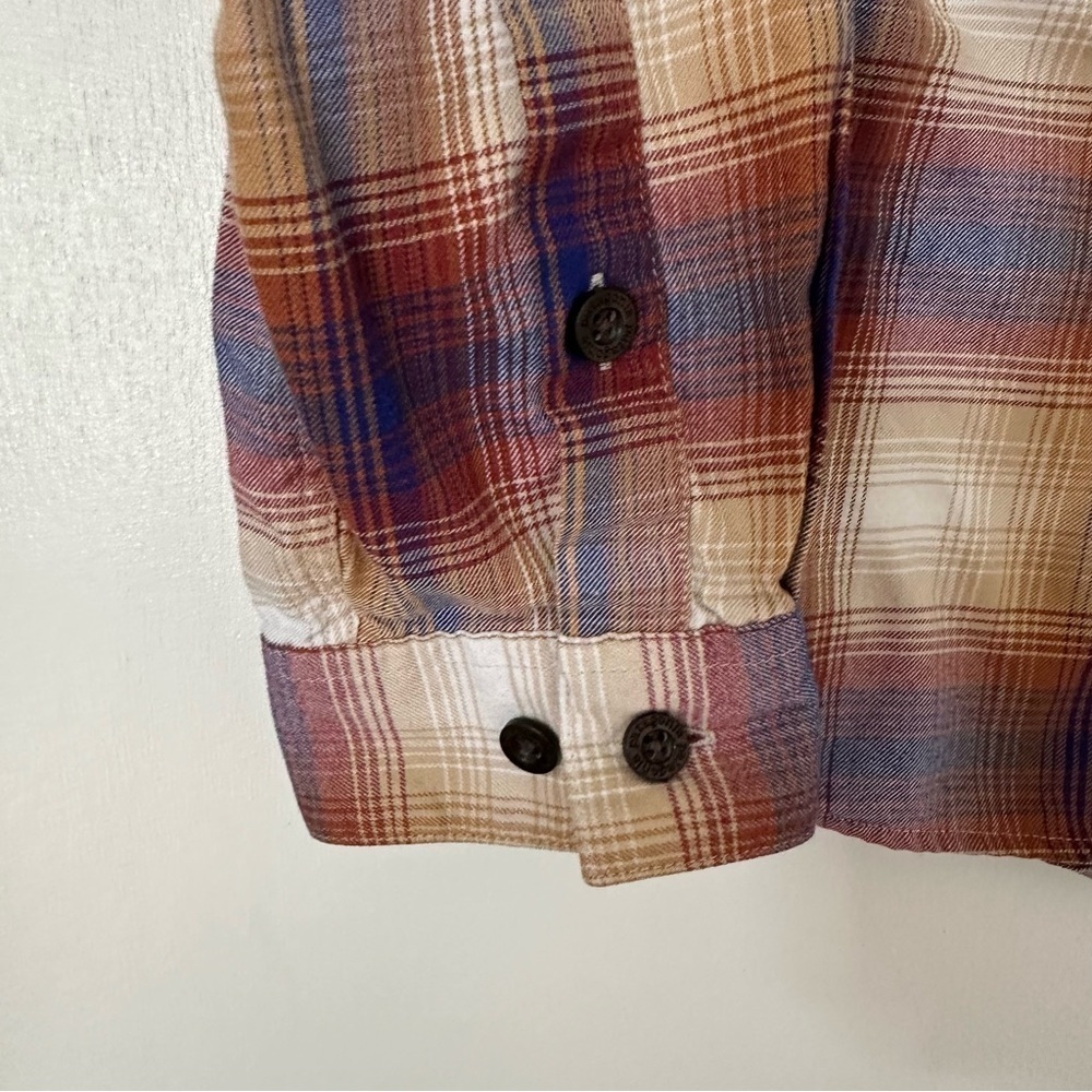 Patagonia Men’s Buckshot Plaid Button Down Shirt Small Organic Cotton - Picture 5 of 6